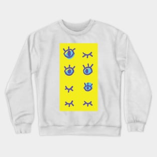 Winky Blinky Crewneck Sweatshirt